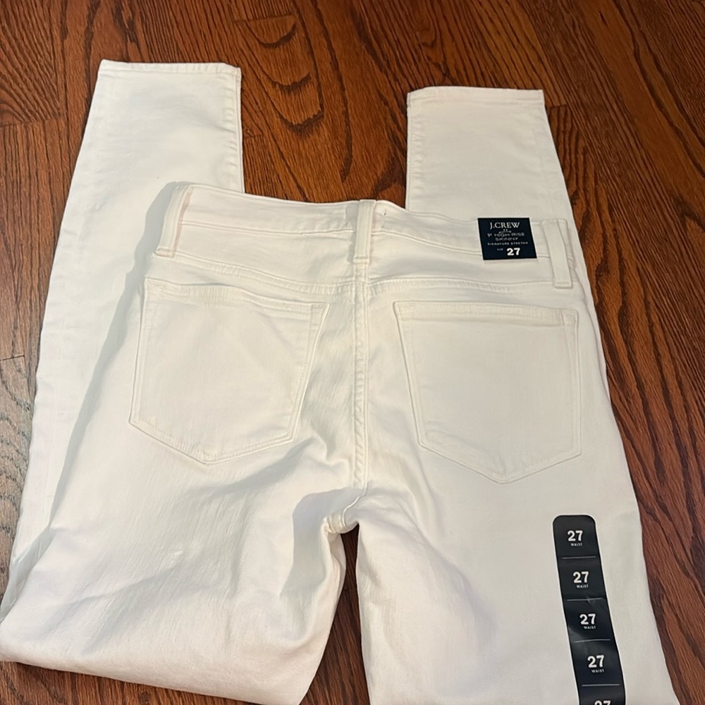 Nwt J.Crew factory white jeans